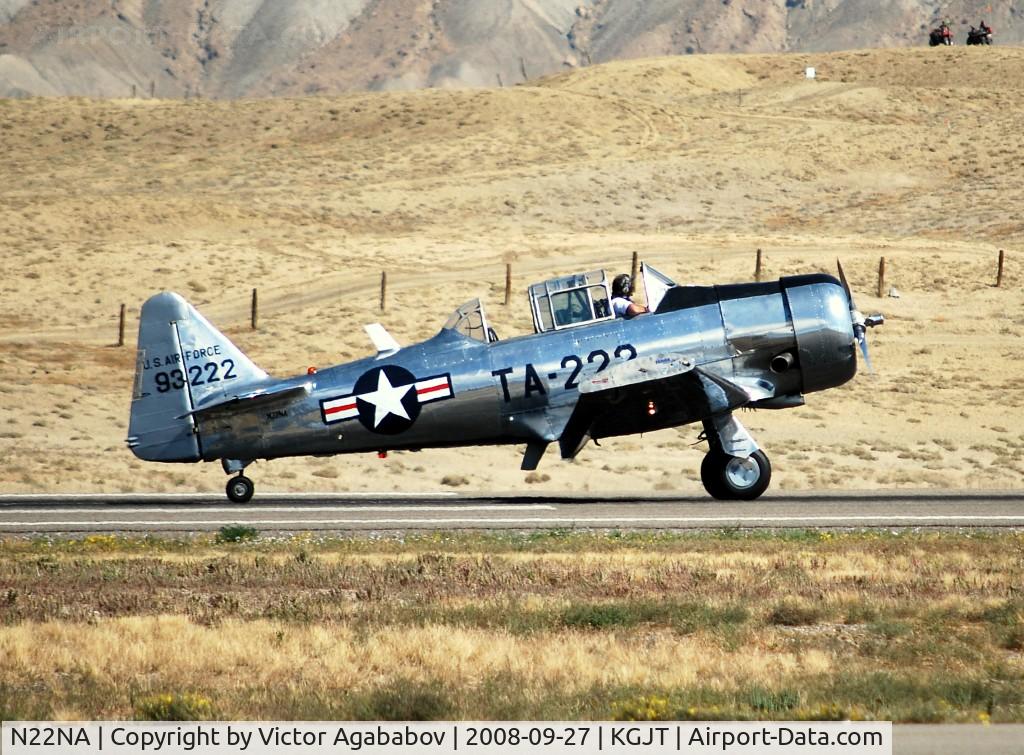 N22NA, 1946 North American T-6G Texan C/N 168-326, At Grand Junction Airshow
