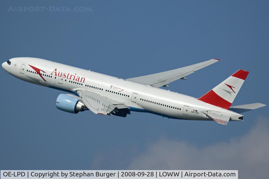 OE-LPD, 2006 Boeing 777-2Z9/ER C/N 35960, VIE - LOWW