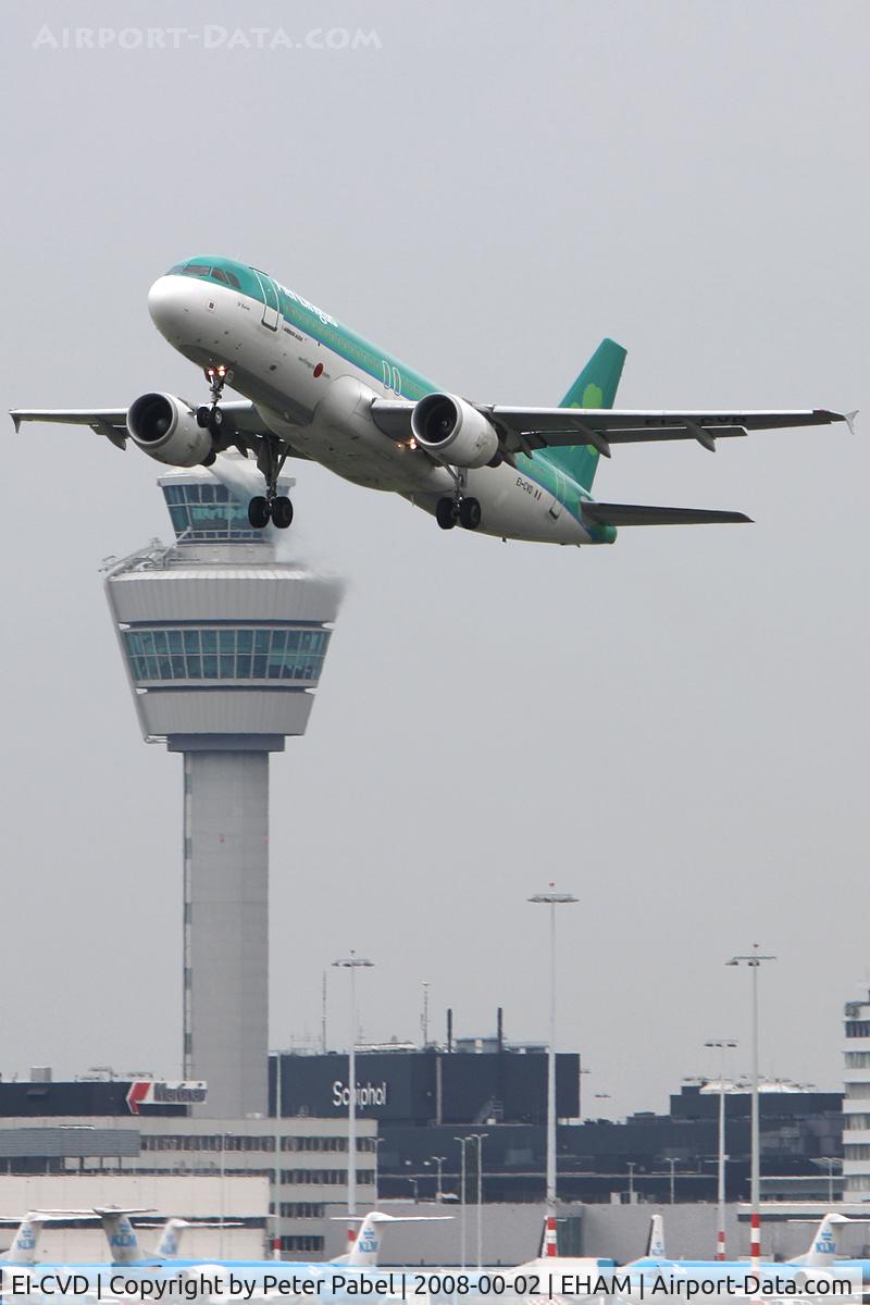 EI-CVD, 2001 Airbus A320-214 C/N 1467, AMS Trip