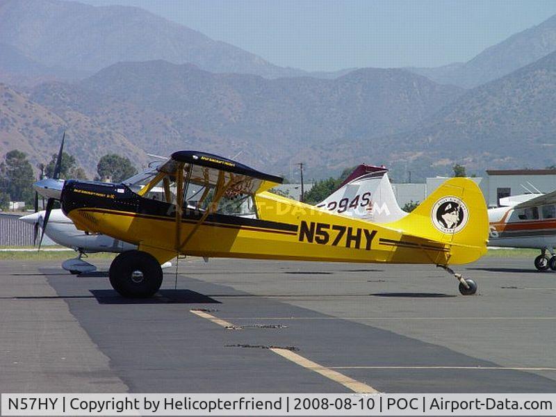 N57HY, 2008 Aviat A-1C-180 Husky C/N 3007, Husky resting at Brackett