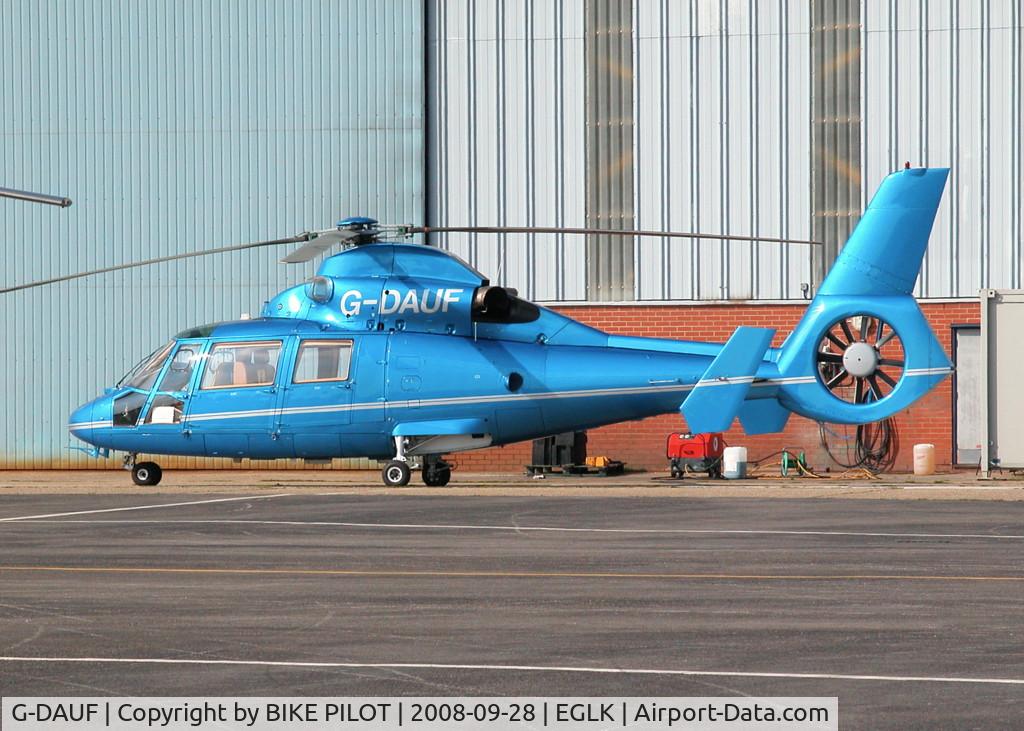 G-DAUF, 1991 Aerospatiale AS-365N-2 Dauphin C/N 6407, Sitting in the Premiar Compond looking good in the sun