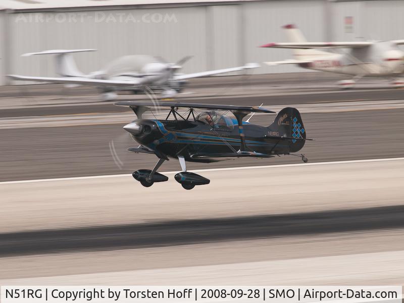 N51RG, Pitts S-1 Special C/N 110551, N51RG arriving on RWY 21