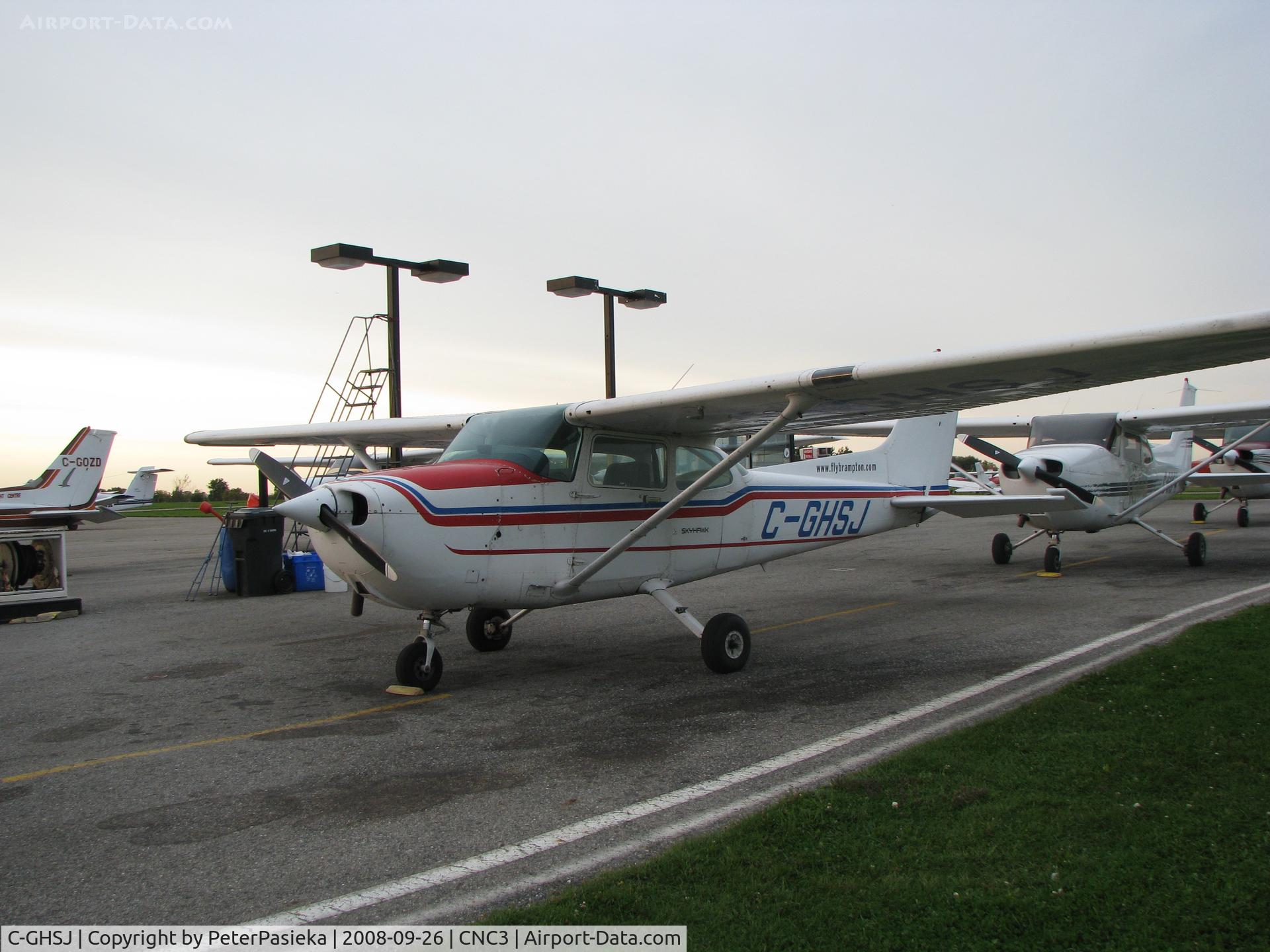 C-GHSJ, 1985 Cessna 172P C/N 17276406, @ Brampton Airport, BFC training aircraft