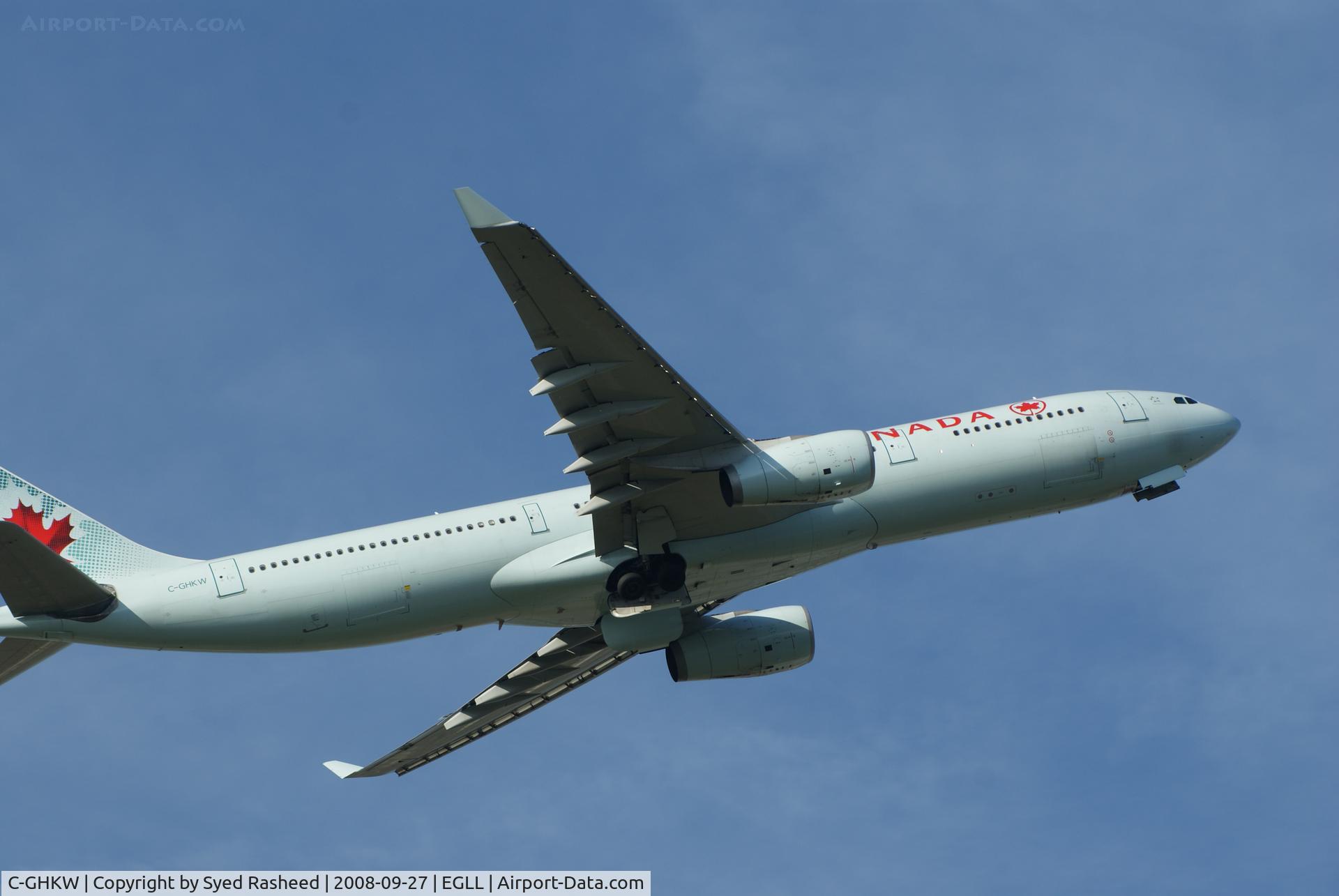 C-GHKW, 2001 Airbus A330-343 C/N 0408, Air Canada - A333 - 09R