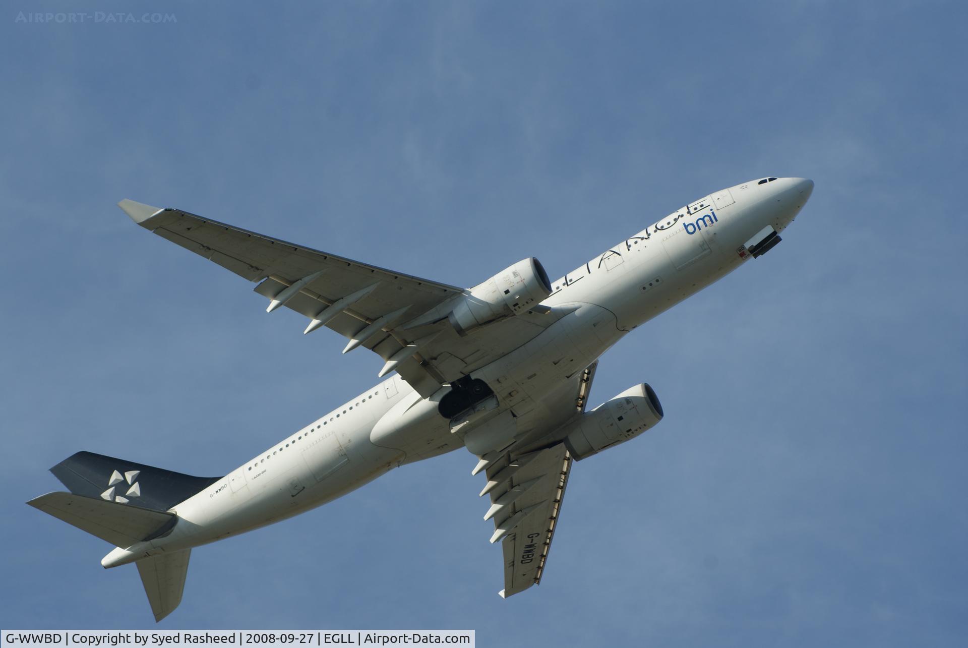 G-WWBD, 2001 Airbus A330-243 C/N 401, Star Alliance A330
