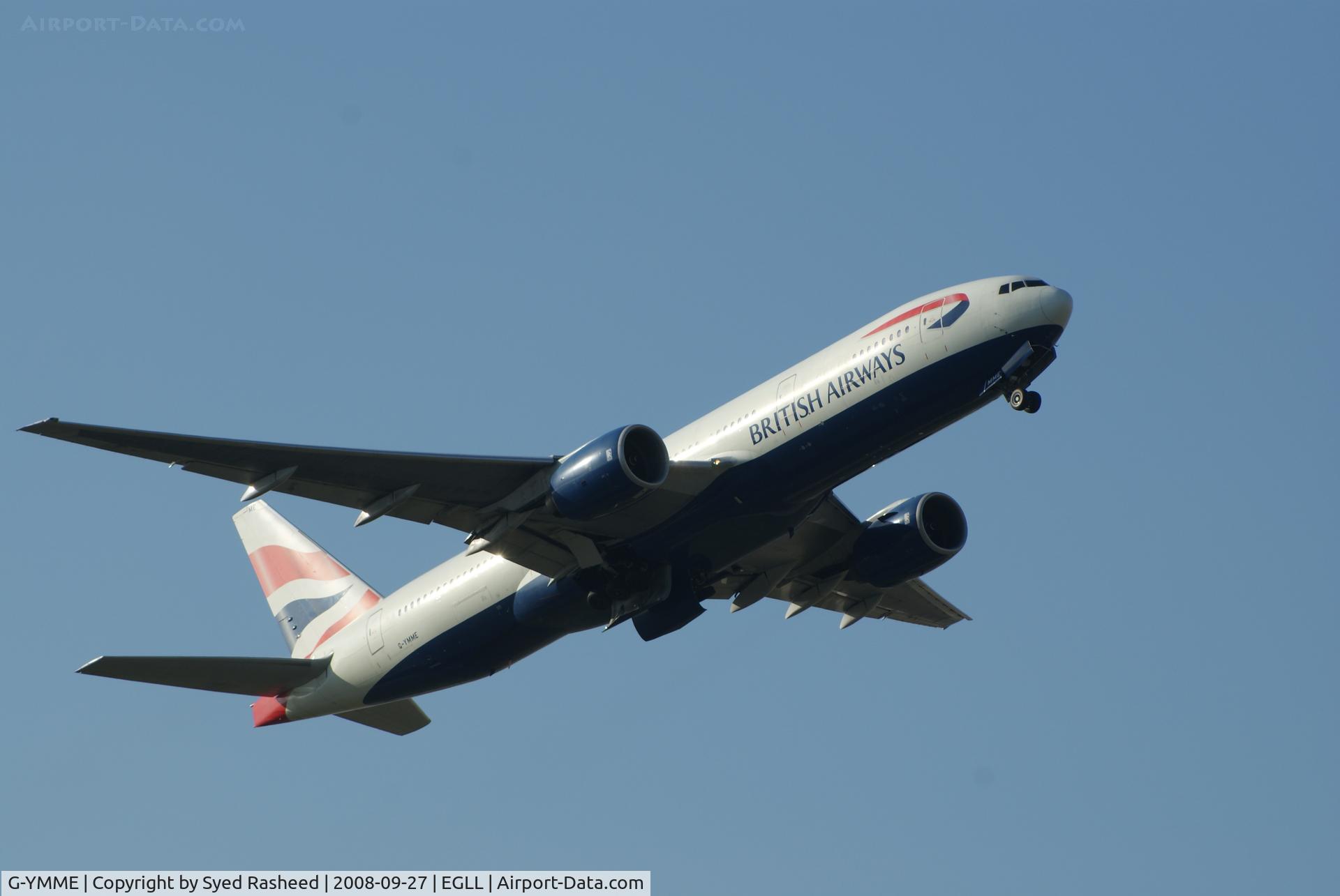 G-YMME, 2000 Boeing 777-236/ER C/N 30306, British Airways B772