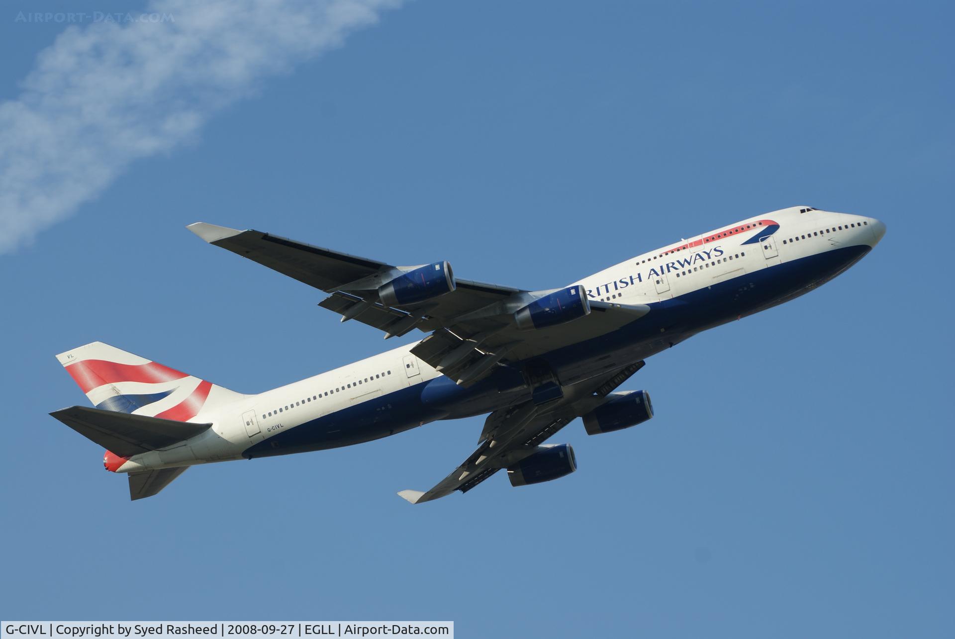 G-CIVL, 1997 Boeing 747-436 C/N 27478, British Airways B744 - 09R