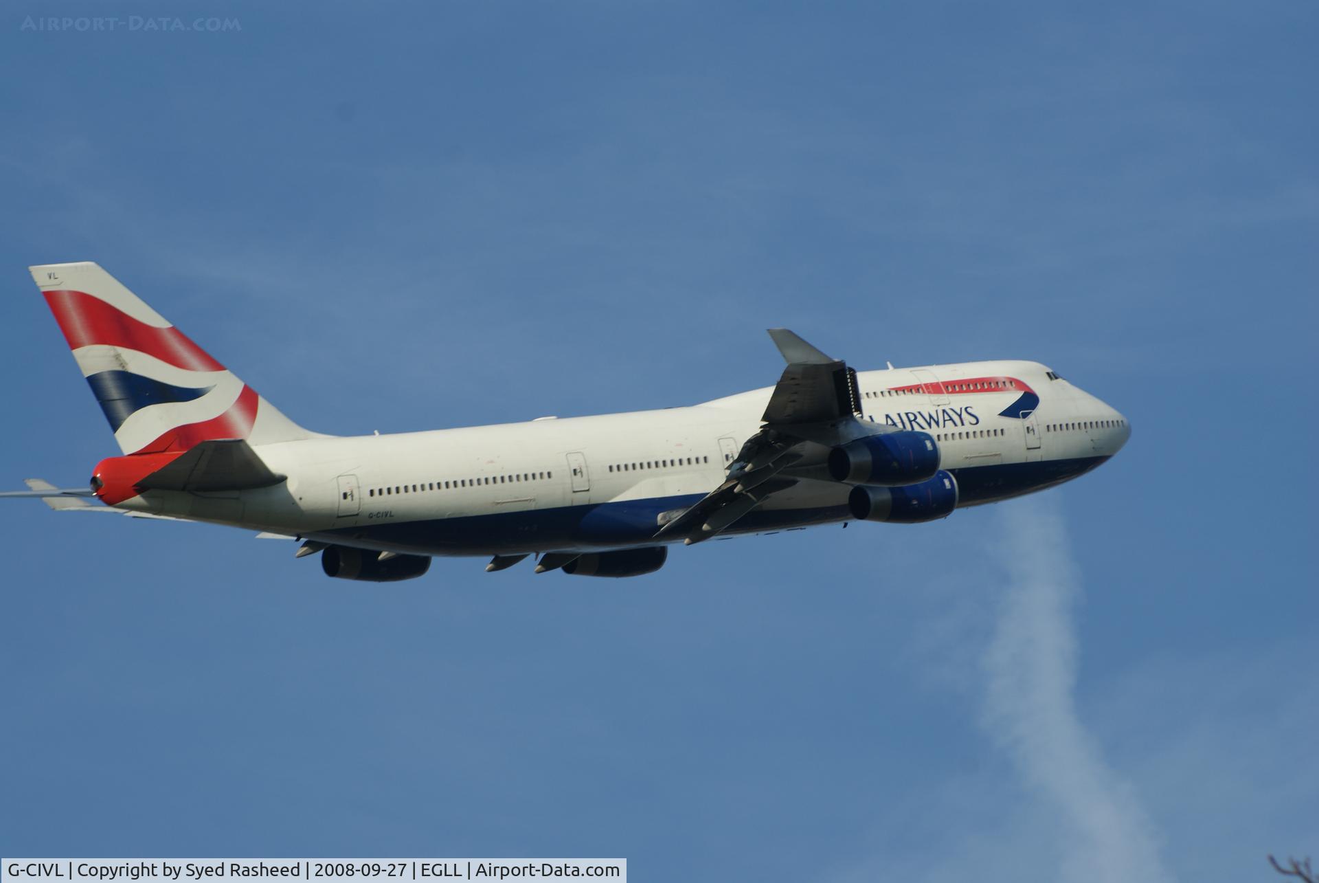 G-CIVL, 1997 Boeing 747-436 C/N 27478, British Airways B744 - 09R