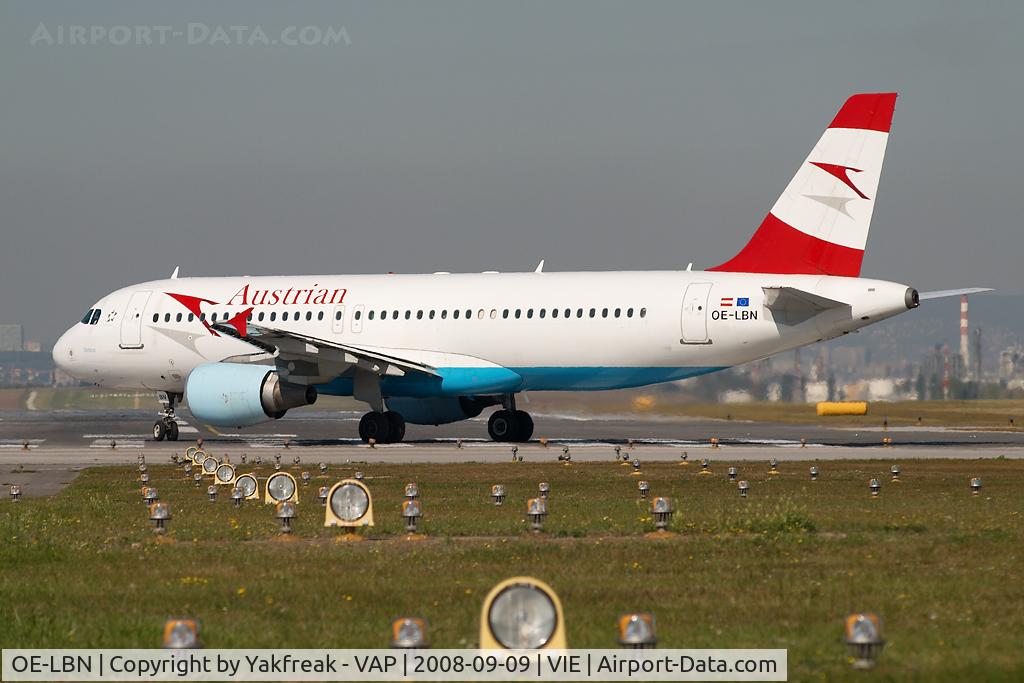 OE-LBN, 1997 Airbus A320-214 C/N 768, Austrian Airlines Airbus 320