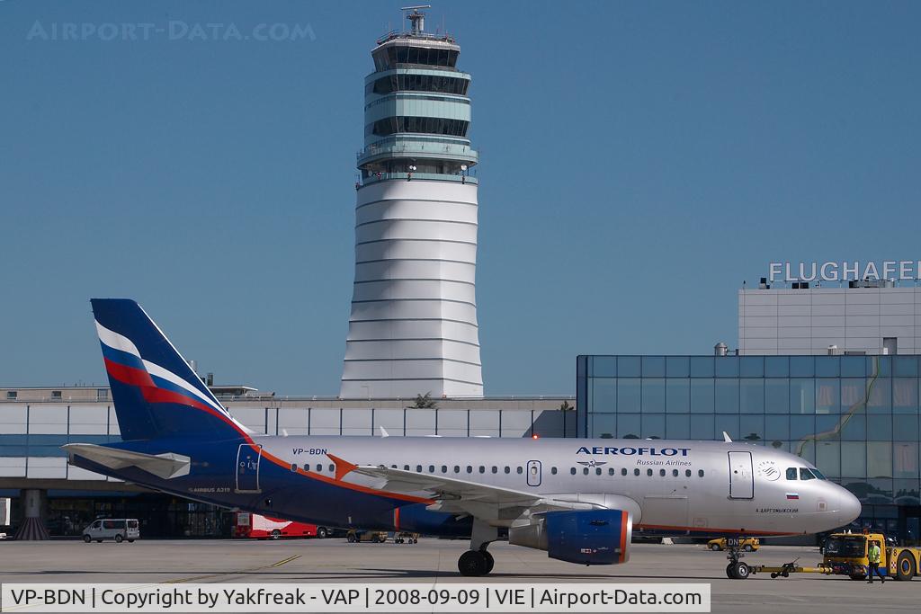 VP-BDN, 2003 Airbus A319-111 C/N 2072, Aeroflot Airbus A319