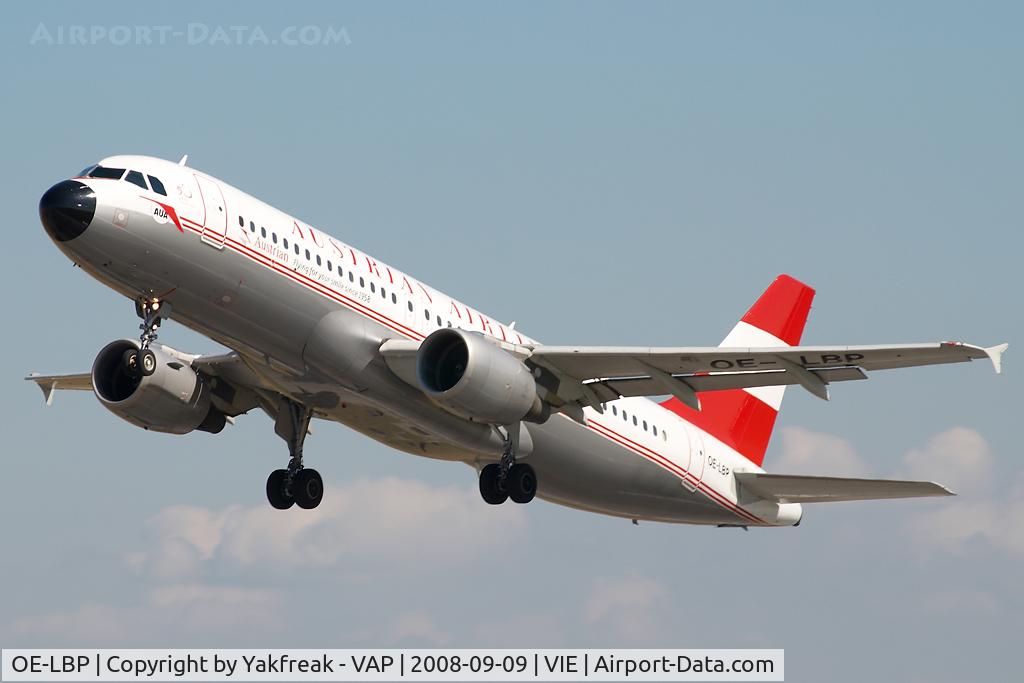 OE-LBP, 1998 Airbus A320-214 C/N 797, Austrian Airlines Airbus 320