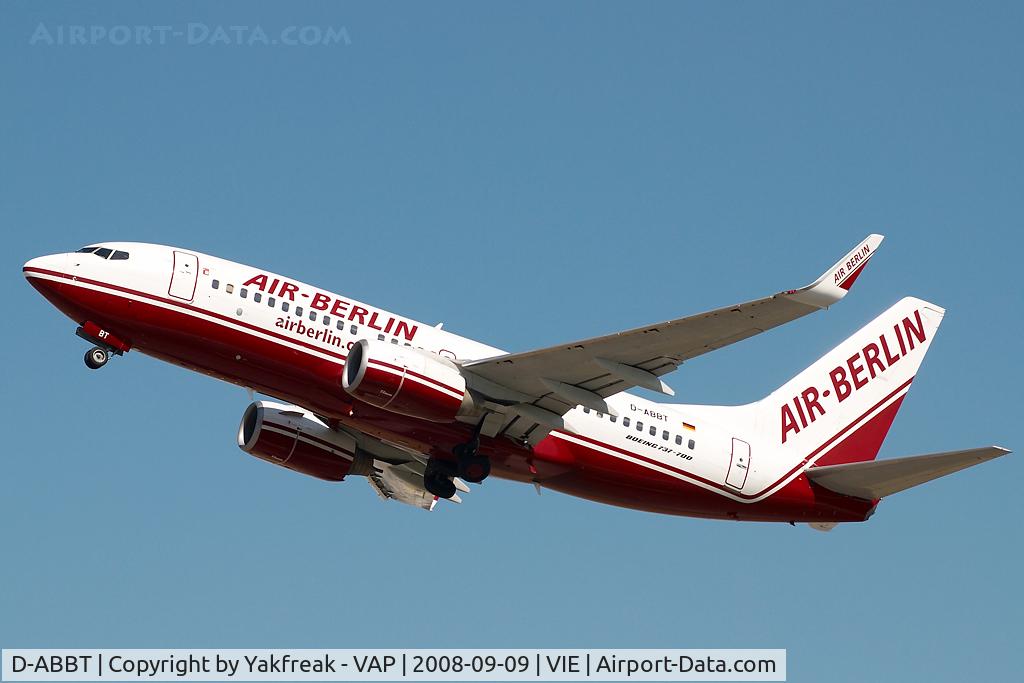 D-ABBT, 2001 Boeing 737-76N C/N 32582, Air Berlin Boeing 737-700