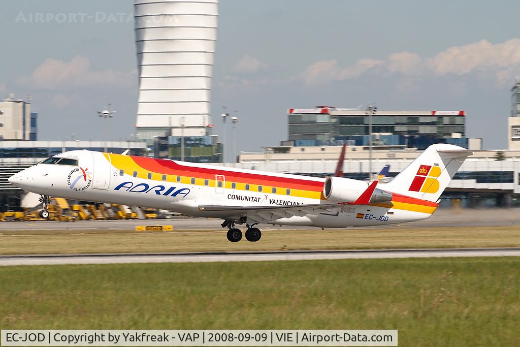 EC-JOD, 2006 Bombardier CRJ-200ER (CL-600-2B19) C/N 8061, Adria Airways Regionaljet