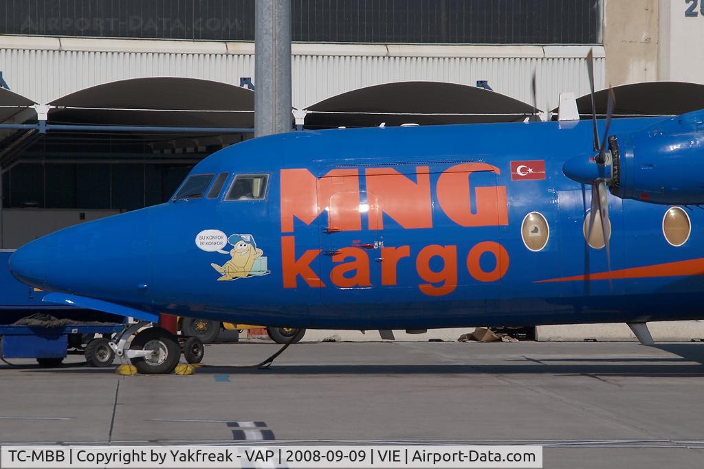 TC-MBB, 1983 Fokker F-27-500 Friendship C/N 10660, MNG Fokker 27