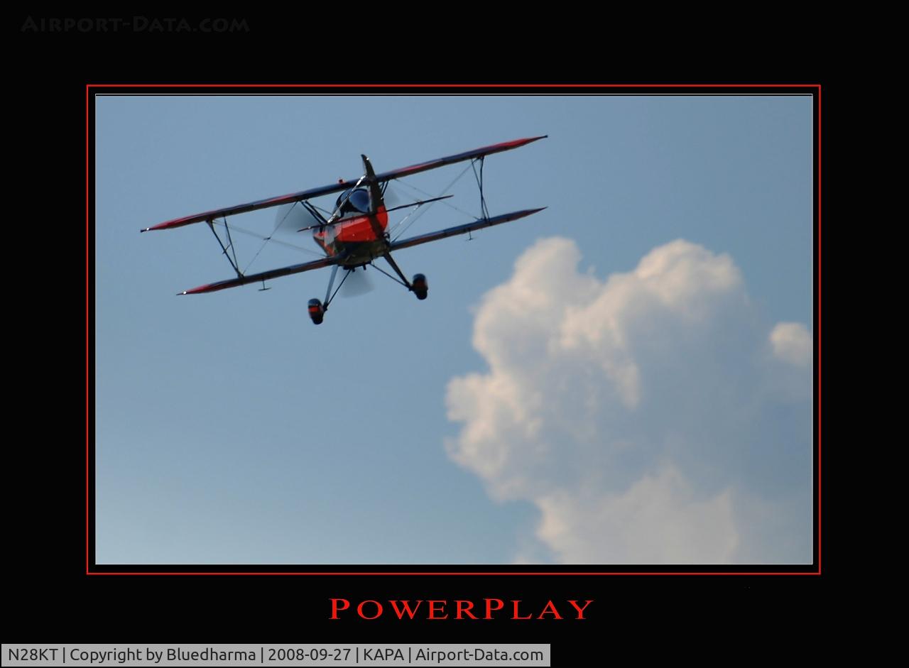 N28KT, 2005 Stolp SA-750 Acroduster Too C/N 0028, Power Play among the clouds.