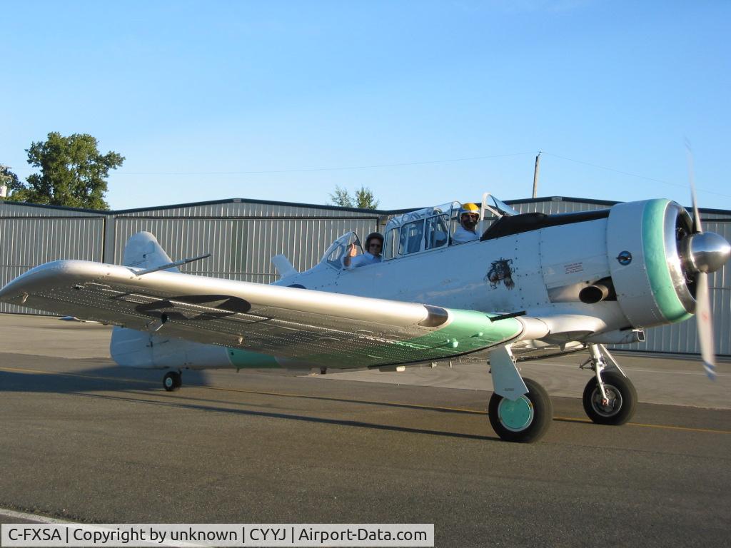 C-FXSA, 1941 North American AT-6C Harvard IIA C/N 88-9141, ex SAAF T6  7658