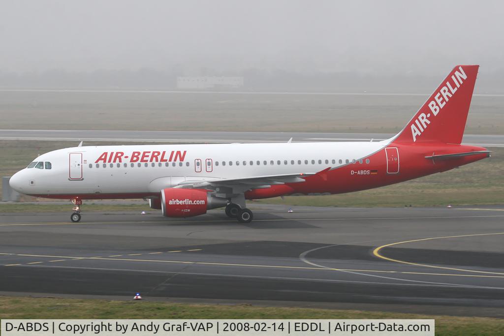 D-ABDS, 2007 Airbus A320-214 C/N 3289, Air Berlin A320