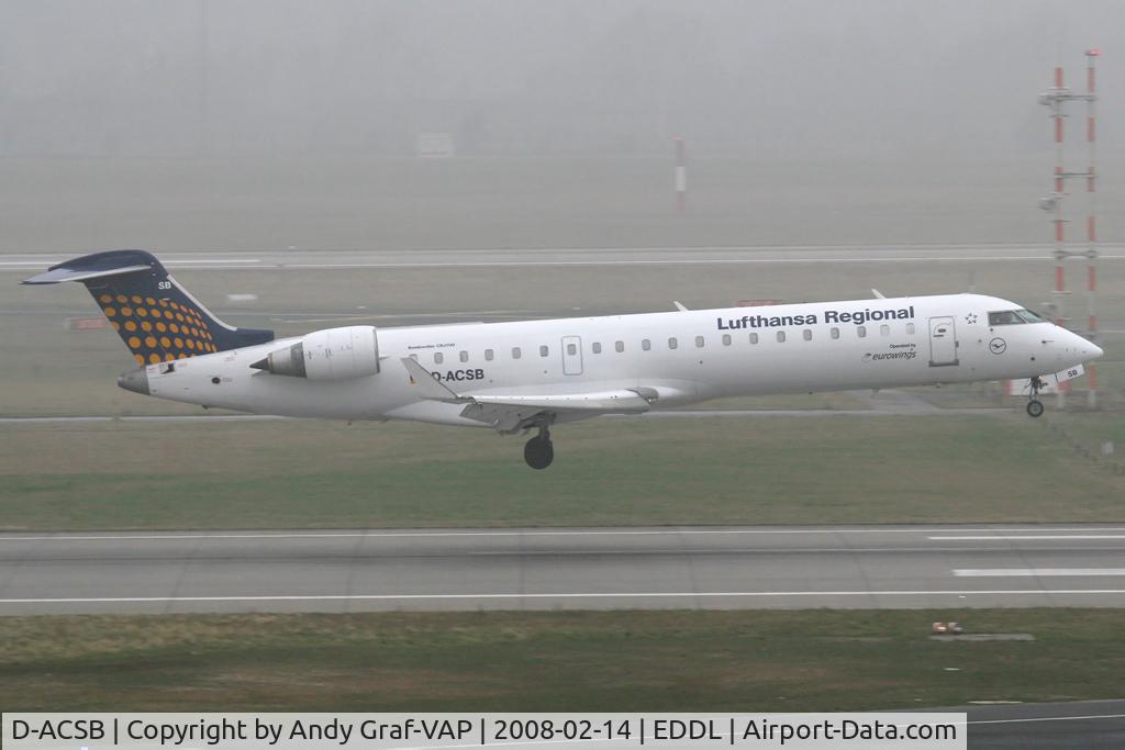 D-ACSB, 2001 Bombardier CRJ-701ER (CL-600-2C10) Regional Jet C/N 10028, Lufthansa CRJ700