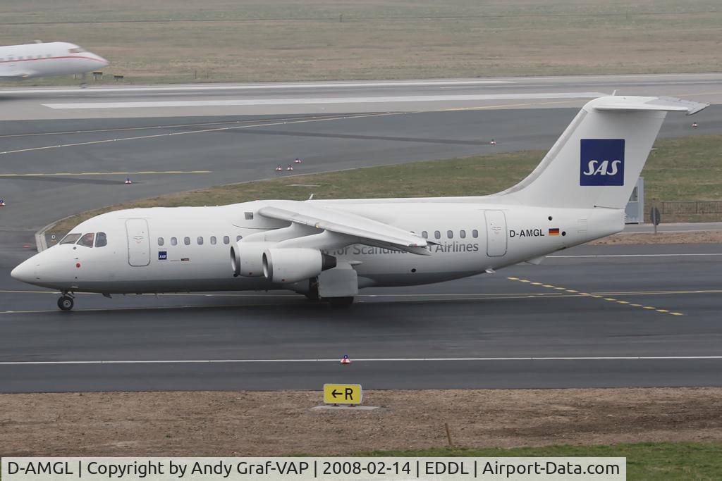 D-AMGL, 1986 British Aerospace BAe.146-200 C/N E2055, Blue 1 Bae146