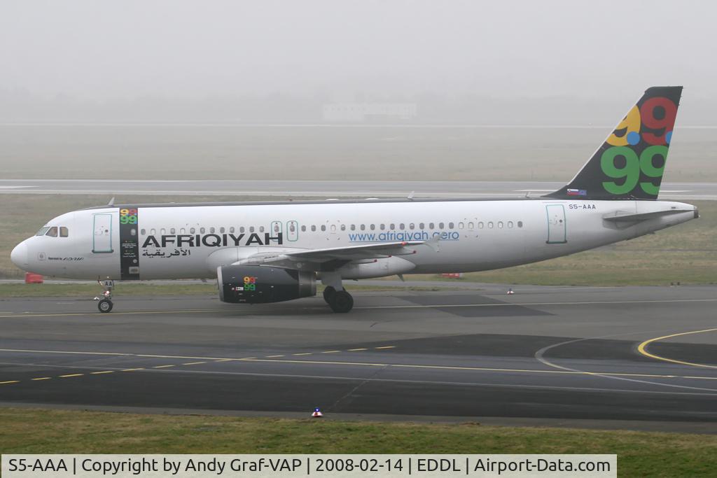 S5-AAA, 1988 Airbus A320-231 C/N 0043, Afriqiyah A320