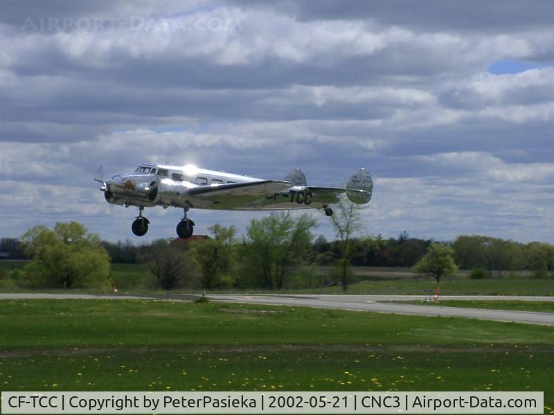 CF-TCC, 1937 Lockheed 10A Electra C/N 1116, @ Brampton Airport