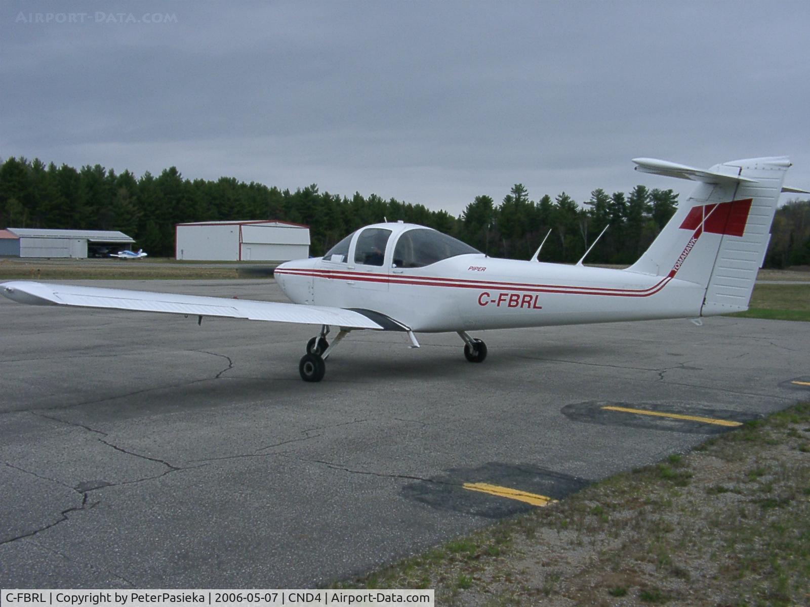 C-FBRL, 1979 Piper PA-38-112 Tomahawk Tomahawk C/N 38-79A0926, @ Haliburton/Stanhope Muni Airport, Ontario Canada