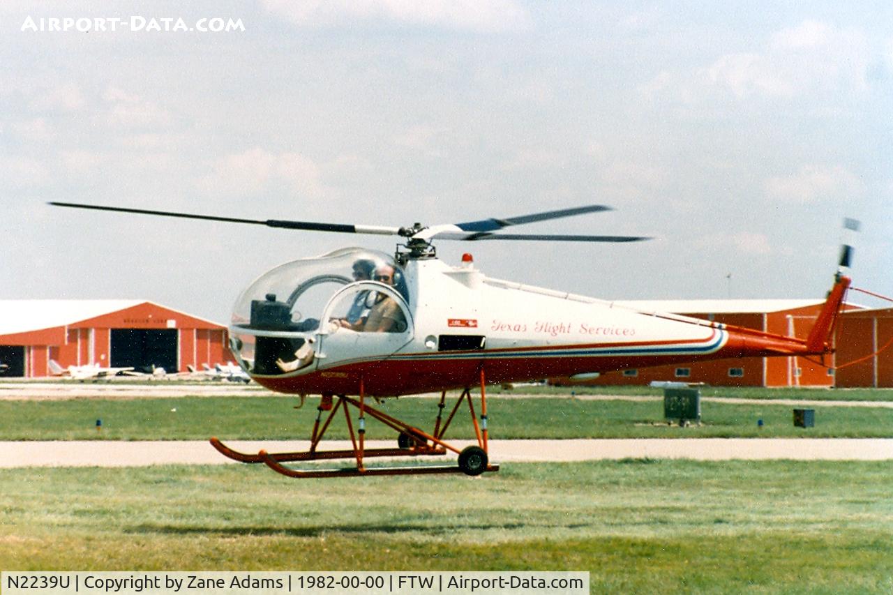 N2239U, 1967 Brantly B-2B C/N 477, At Meacham Field