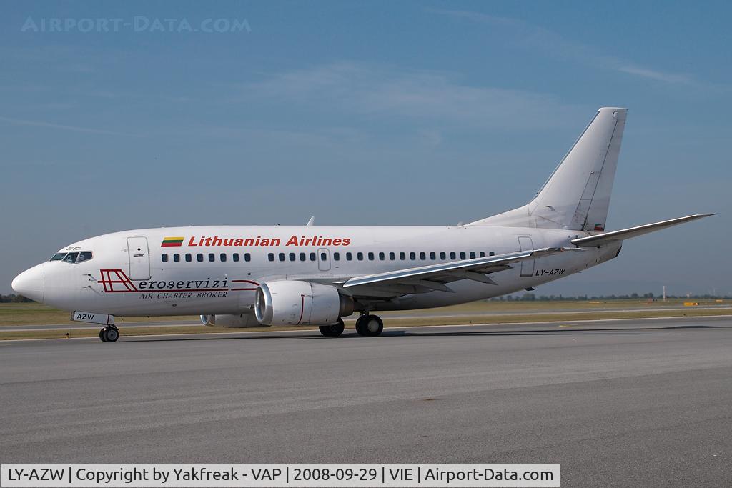LY-AZW, 1996 Boeing 737-58Q C/N 27629, Lithuanian Boeing 737-500