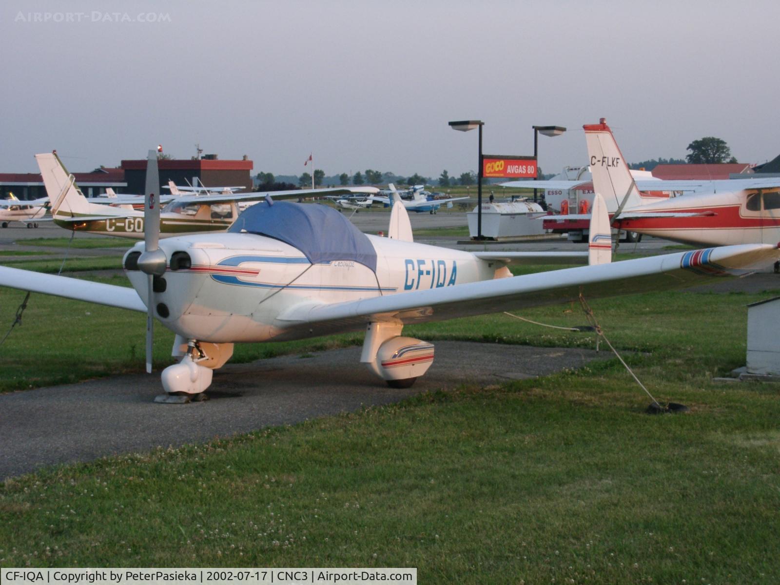 CF-IQA, 1946 Erco 415CX Ercoupe C/N 2850X, @ Brampton Airport