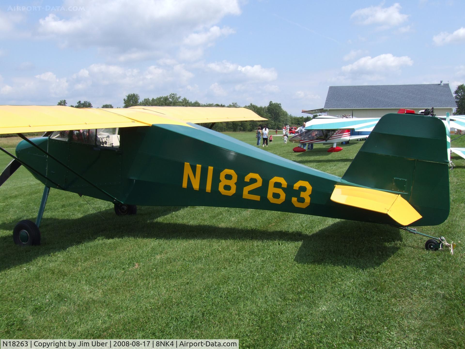 N18263, 2001 Wittman Buttercup C/N 001X, Seen at Bethany