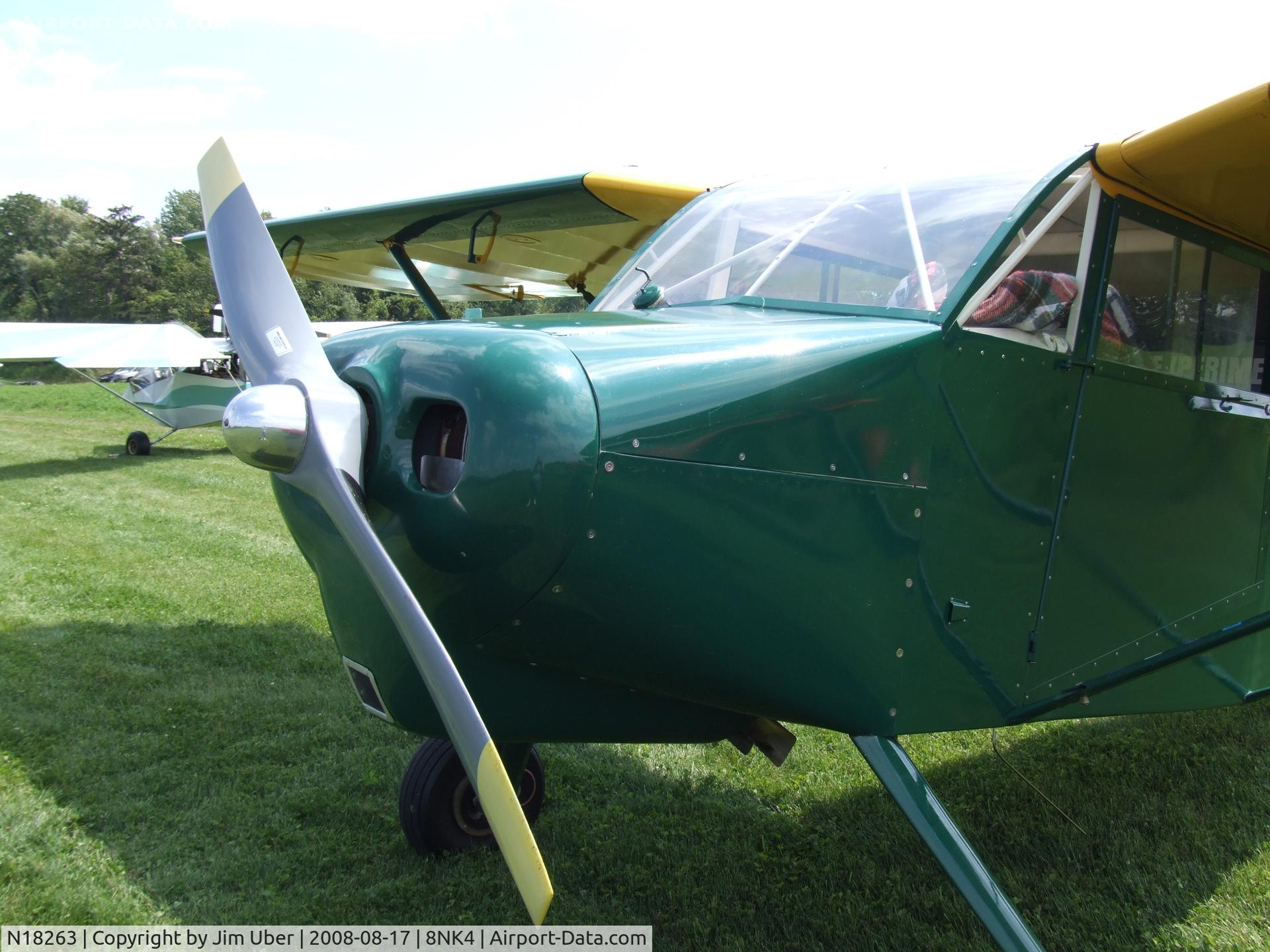N18263, 2001 Wittman Buttercup C/N 001X, Front view of the Buttercup