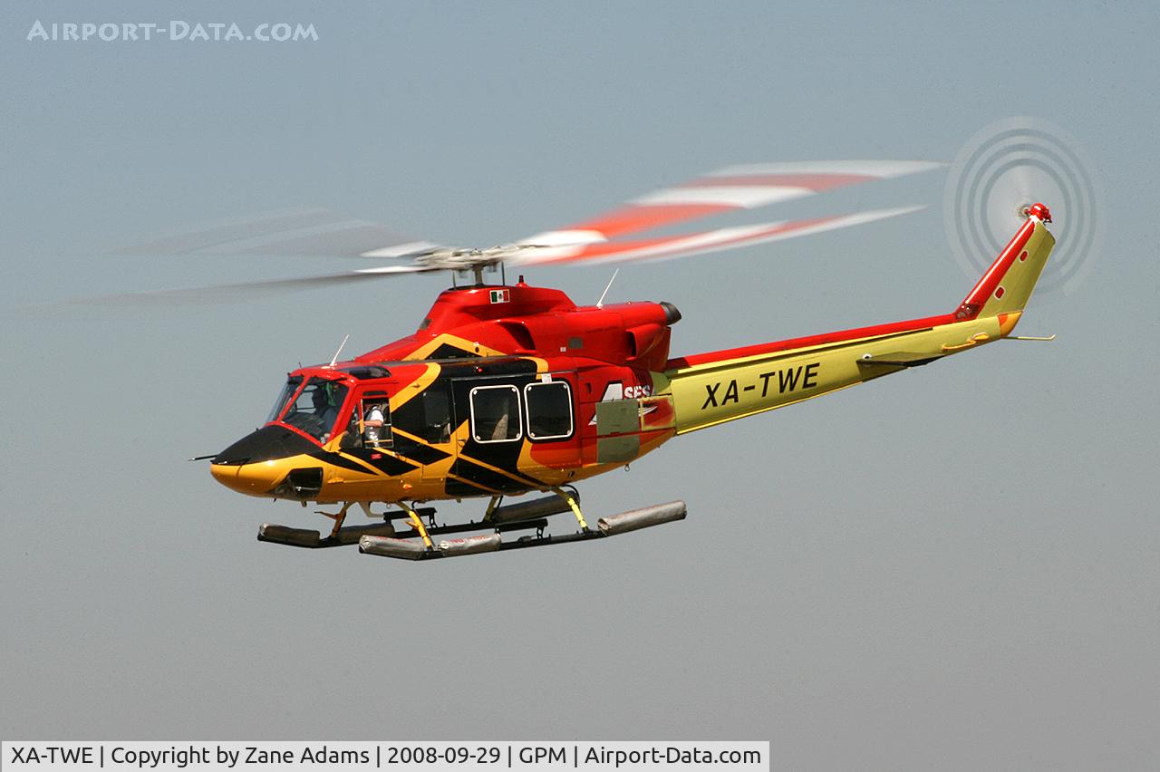 XA-TWE, Bell 412 C/N 36310, At Grand Prairie Municipal