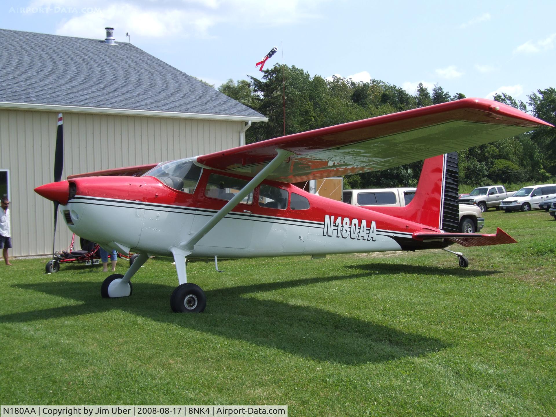 N180AA, 1973 Cessna 180J C/N 18052399, Seen at the Bethany Hot-Dog Day