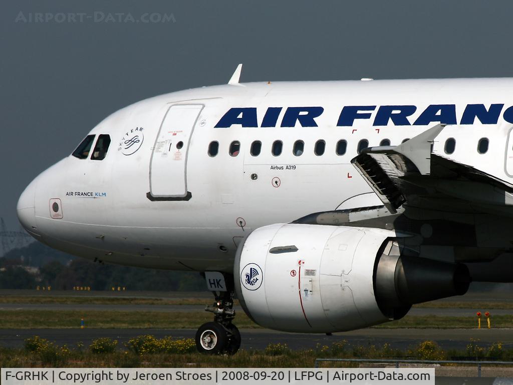 F-GRHK, 2000 Airbus A319-111 C/N 1190, .