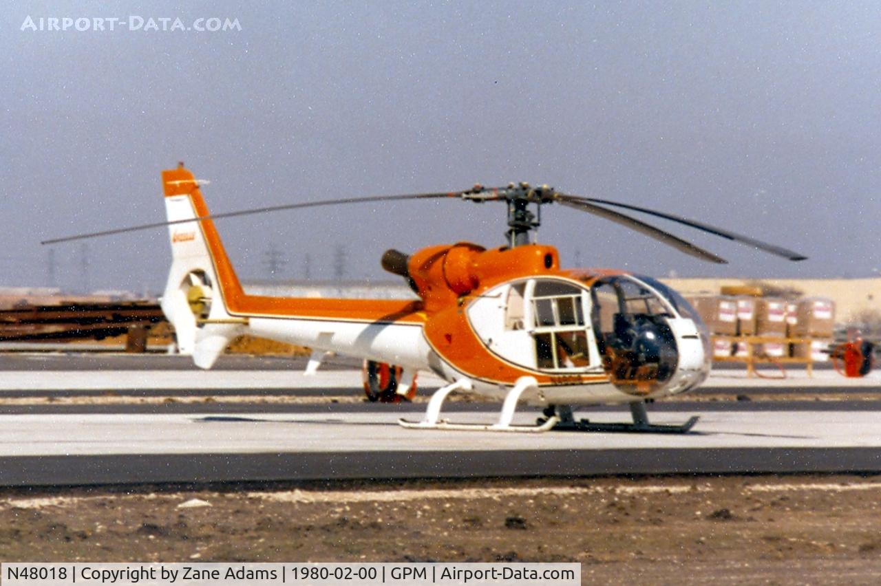 N48018, Aérospatiale SA-342L Gazelle C/N 0000, At Grand Prairie Municipal