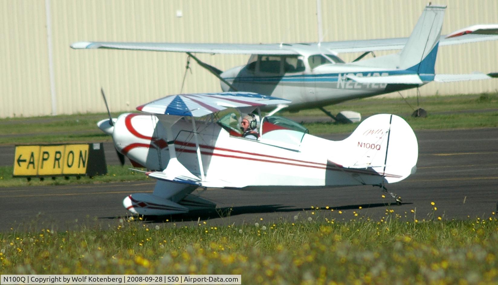 N100Q, 1971 Pitts S-1 Special C/N KL-2, taxying