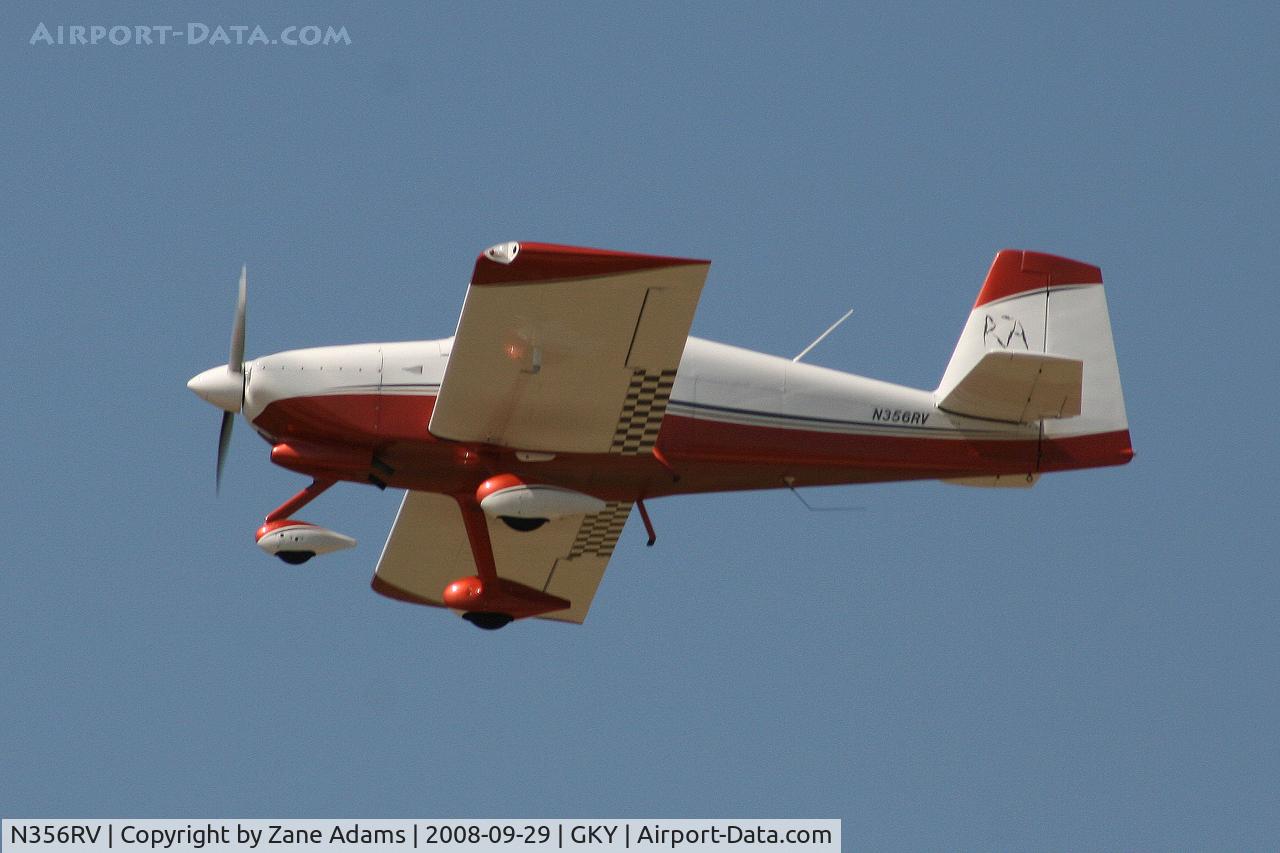 N356RV, 2007 Vans RV-7A C/N 70078, Departing Arlington Municipal