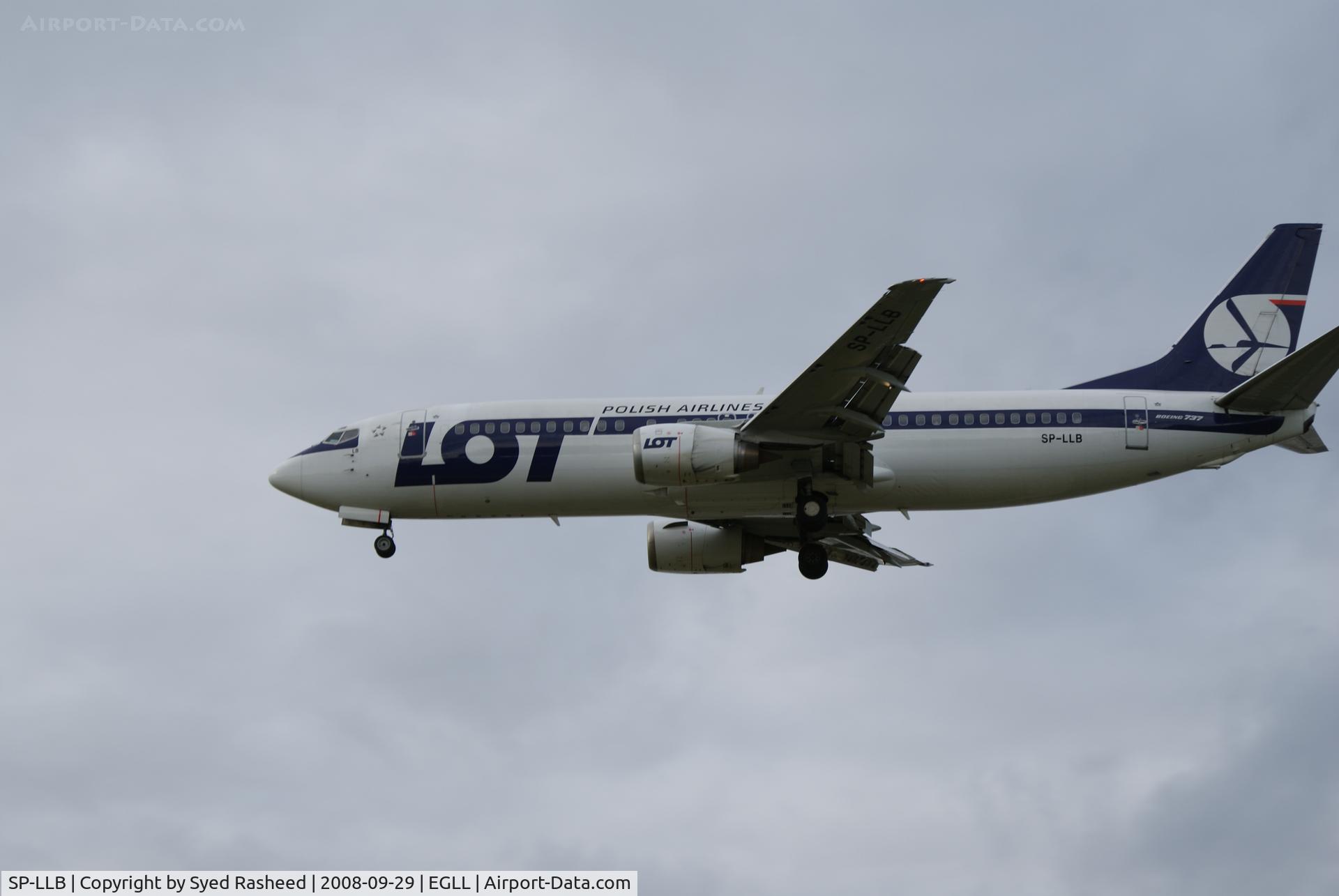 SP-LLB, 1993 Boeing 737-45D C/N 27156/2492, LOT - Polish Airlines on Finals 27L