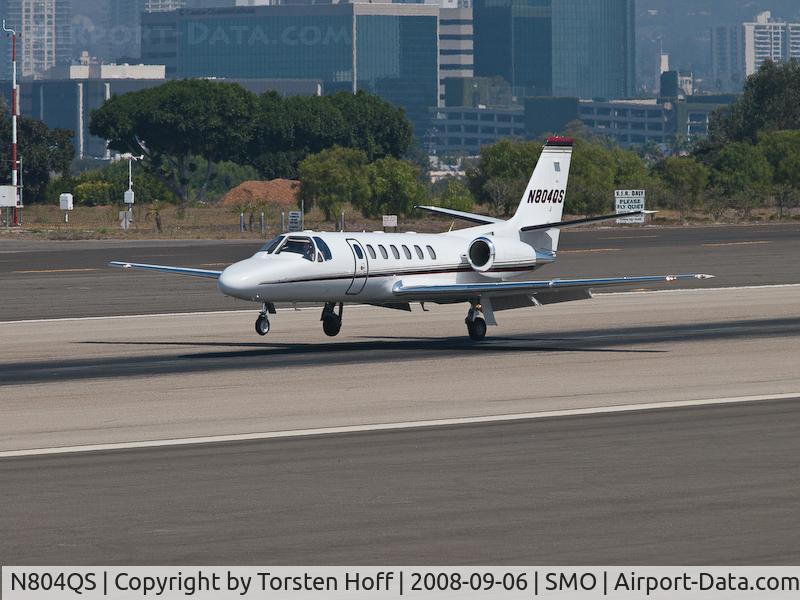 N804QS, 2002 Cessna 560 C/N 560-0610, N804QS arriving on RWY 21