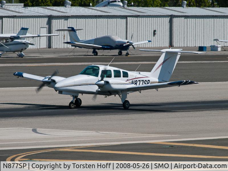 N877SP, 1980 Beech 76 Duchess C/N ME-310, N877SP departing on RWY 21
