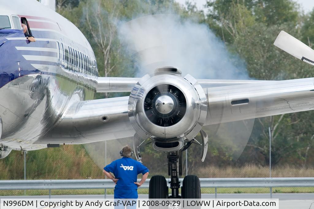 N996DM, 1958 Douglas DC-6B C/N 45563, Red Bull DC6