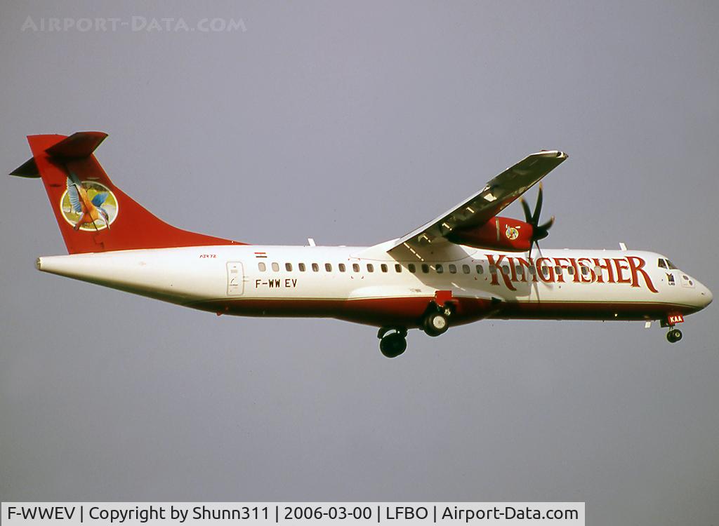F-WWEV, 2006 ATR 72-212A C/N 699, C/n 699 - To be VT-KAA