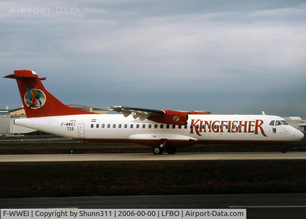 F-WWEI, 2006 ATR 72-212A C/N 728, C/n 728 - To be VT-KAB