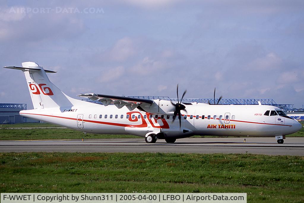 F-WWET, 2005 ATR 72-212A C/N 719, C/n 719 - To be F-OIQN
