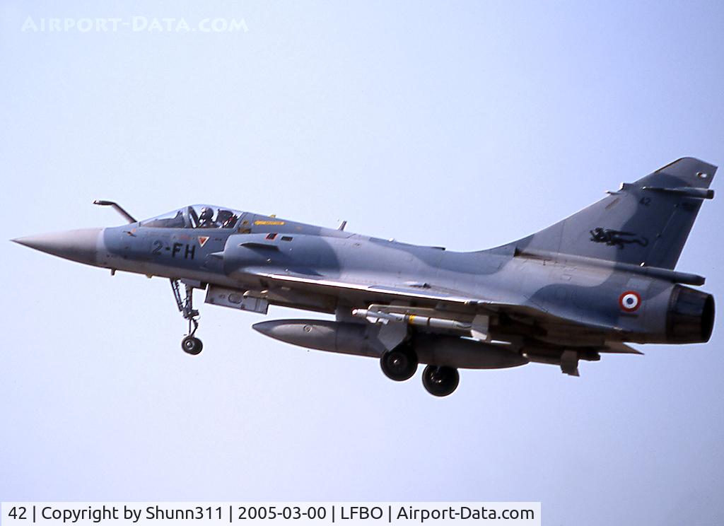 42, Dassault Mirage 2000-5F C/N 200, Go around over rwy 14R