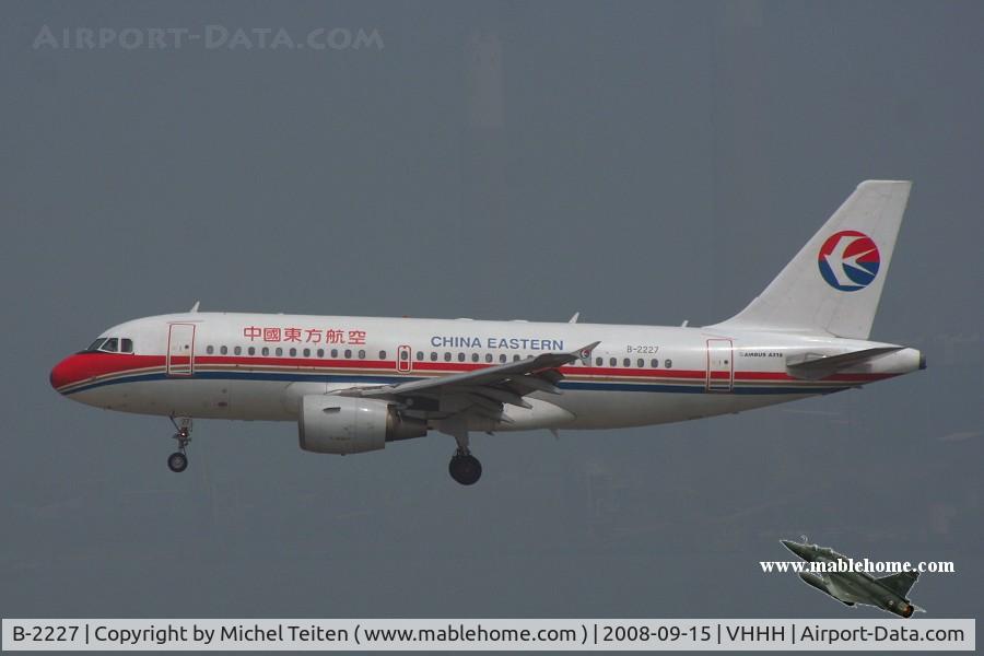 B-2227, 2002 Airbus A319-112 C/N 1778, China Eastern Airlines