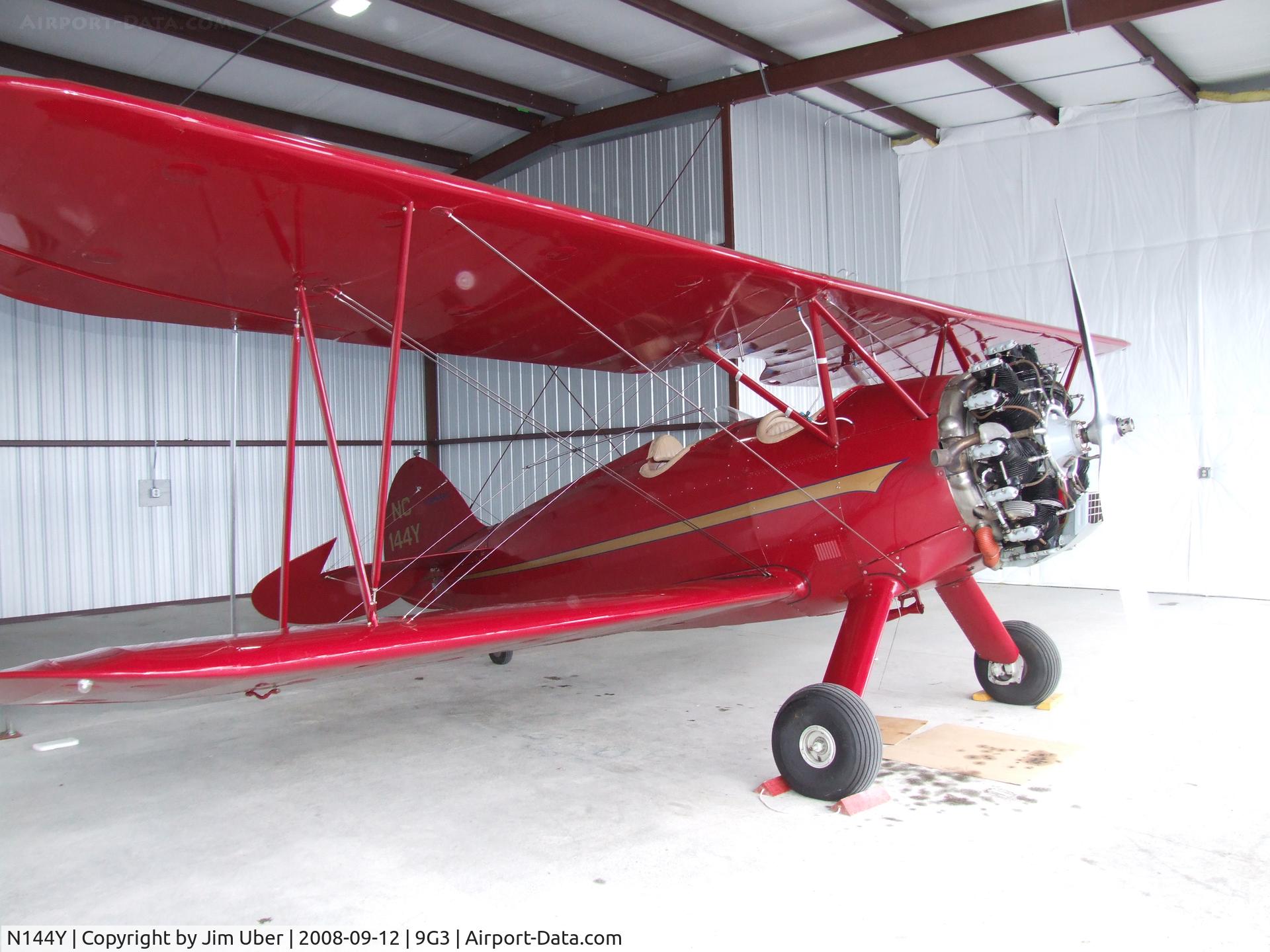 N144Y, 1930 Waco RNF C/N 3319, During a layover on a ferry flight