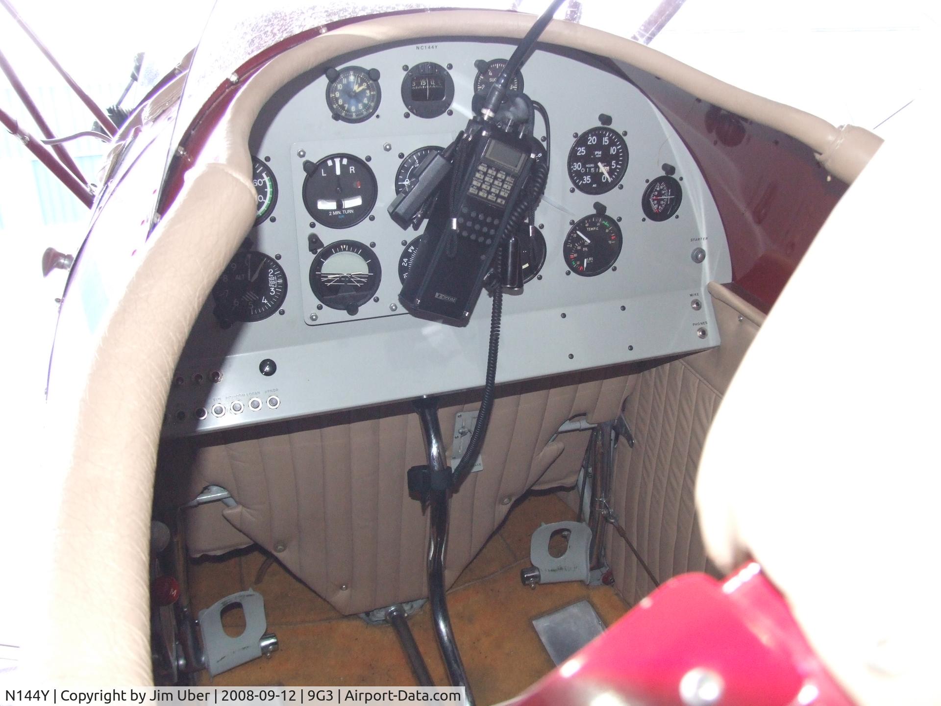 N144Y, 1930 Waco RNF C/N 3319, Panel of the highly modified Waco