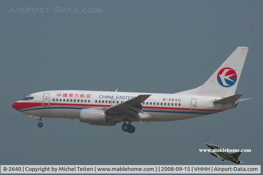 B-2640, 1998 Boeing 737-7W0 C/N 29913, China Eastern Airlines