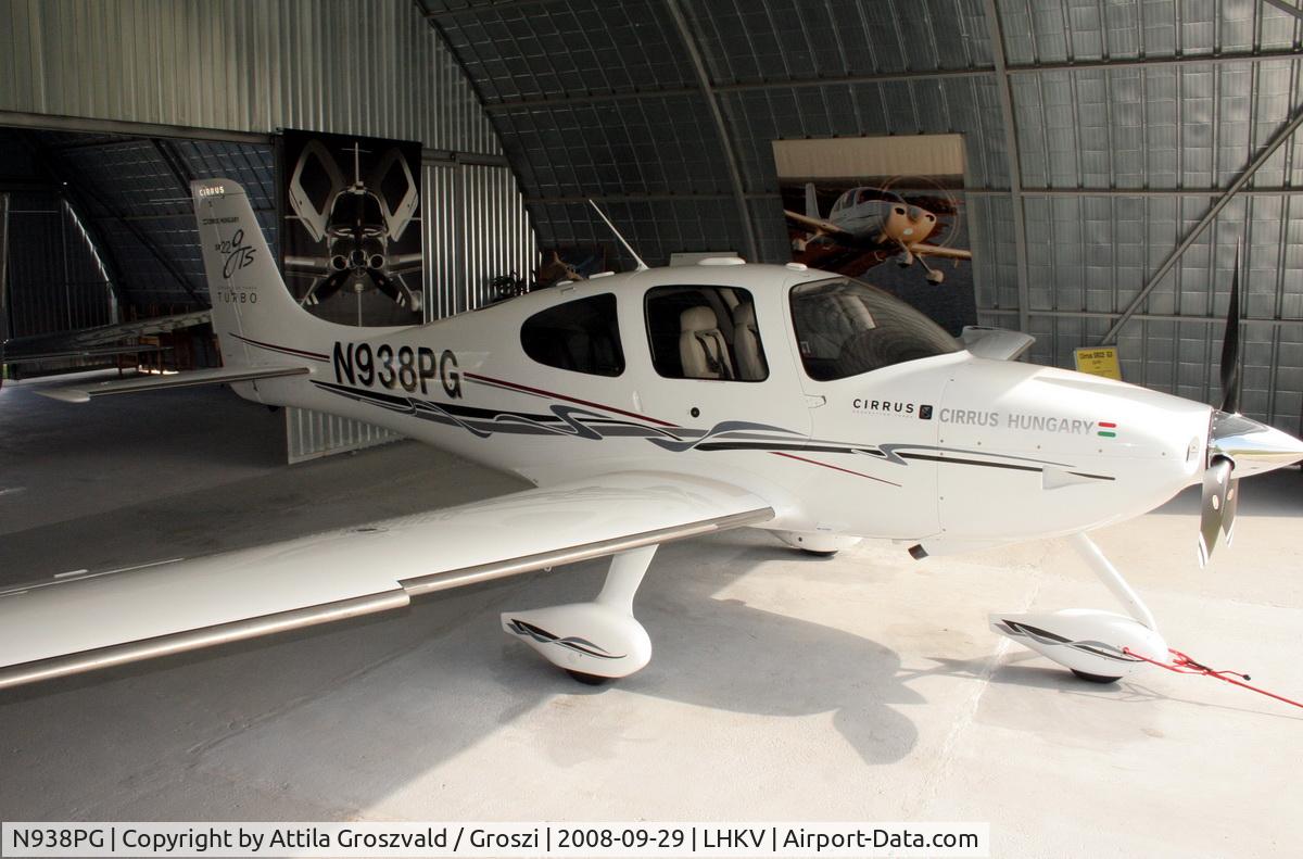 N938PG, 2008 Cirrus SR22 GTS Turbo C/N 3236, Kaposújlak airport (LHKV) / Cirrus Hungary base